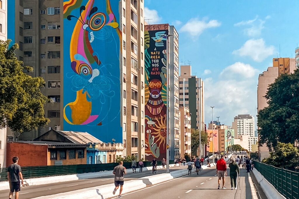 Minhocão, no Centro de São Paulo