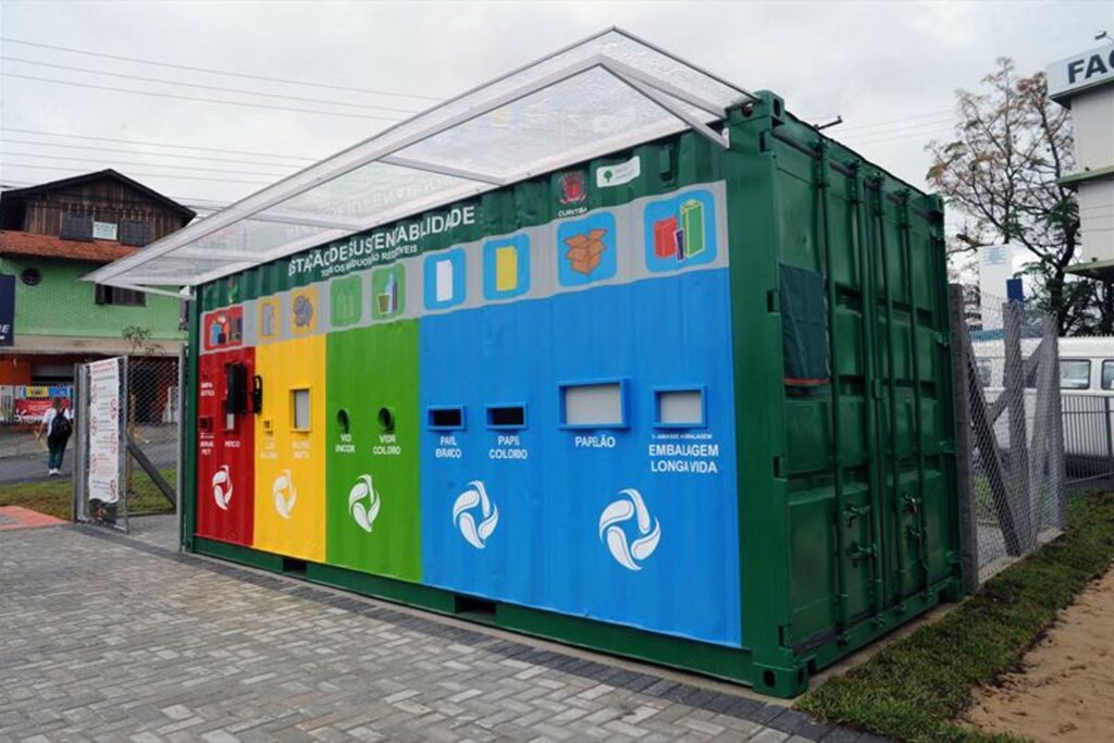 Centro de reciclagem em Curitiba